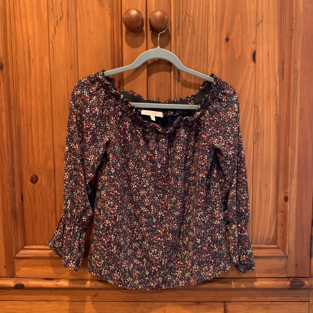 Anthropologie Off-The-Shoulder Long Sleeve